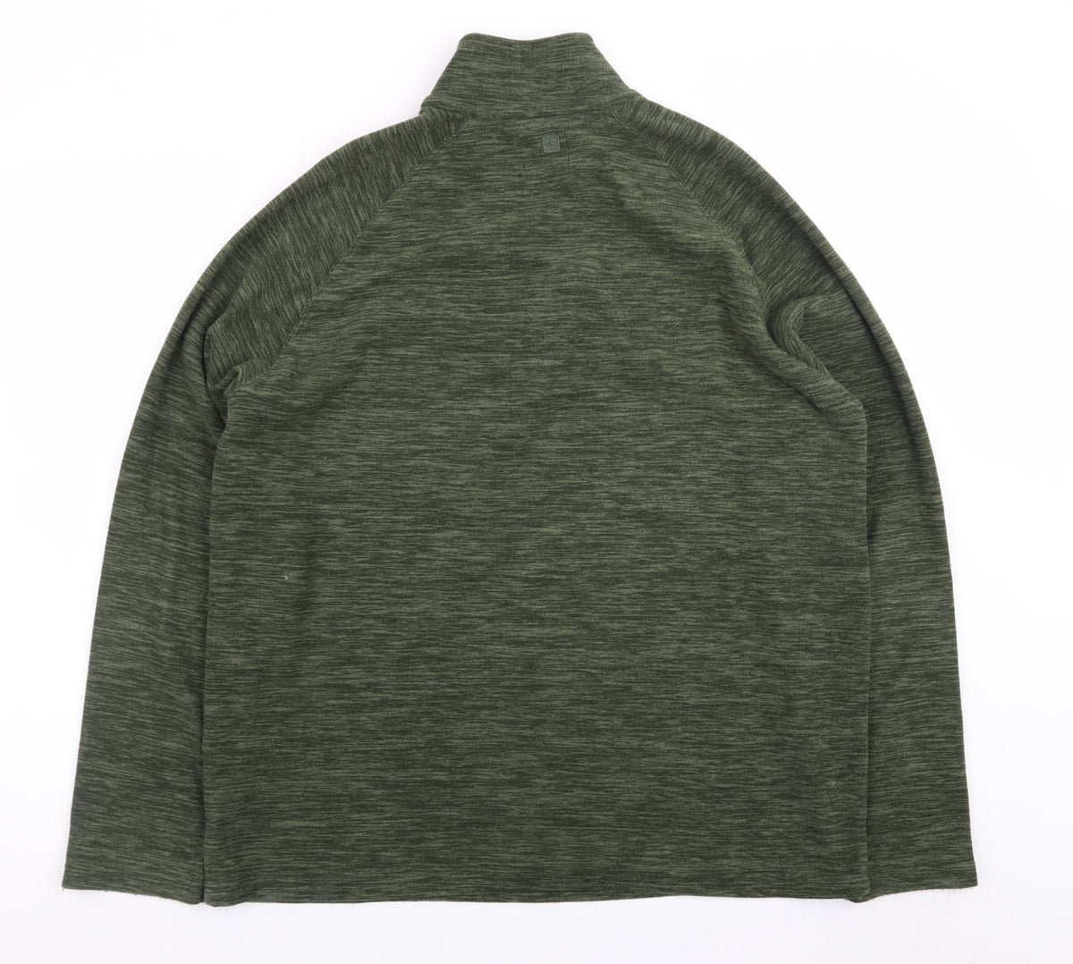 Mountain Warehouse Men's Green Fleece 1/4 Zip Pullover Sweatshirt L