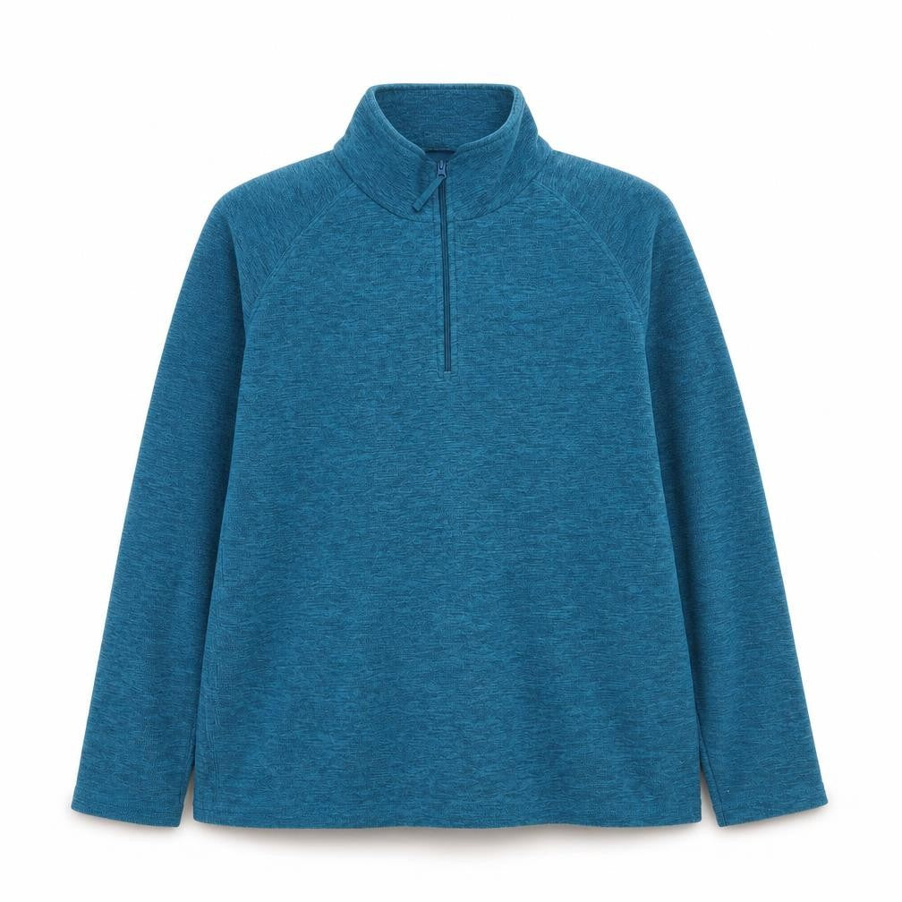 Mountain Warehouse Women Blue L 1/2 Zip Pullover Sweatshirt