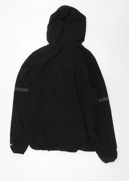 Ellesse Men's Black S Softshell Windbreaker Hooded Jacket
