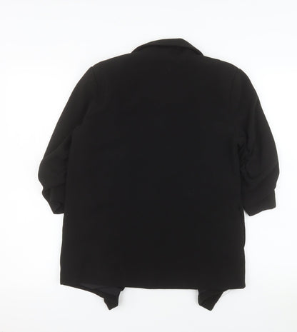 F&F Women’s Black Mid-Length Blazer Jacket Size 10 Regular Fit