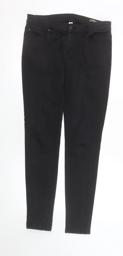 Mango Women’s Black Skinny Mid Rise Stretch Jeans Size 12