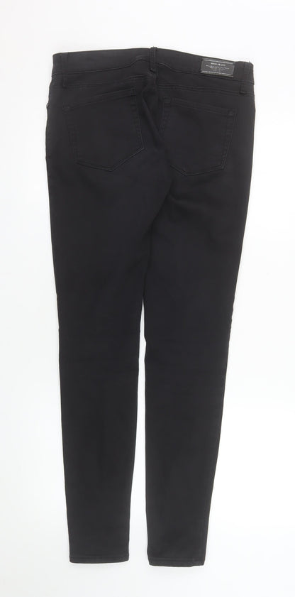 Mango Women’s Black Skinny Mid Rise Stretch Jeans Size 12