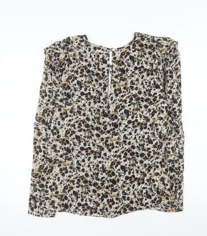 Next Women’s Multicoloured Animal Print Tunic Blouse Size 12