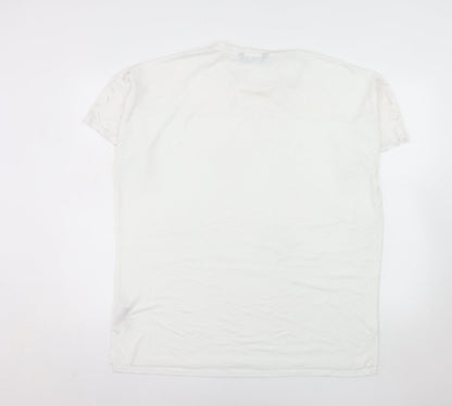 Yours Women’s White Size 14 Short Sleeve Basic T-Shirt