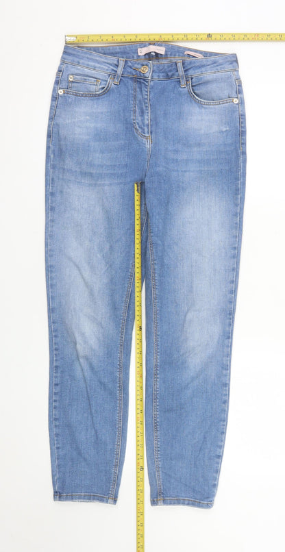Motivi Women Blue Size 10 Straight Stretch Denim Jeans