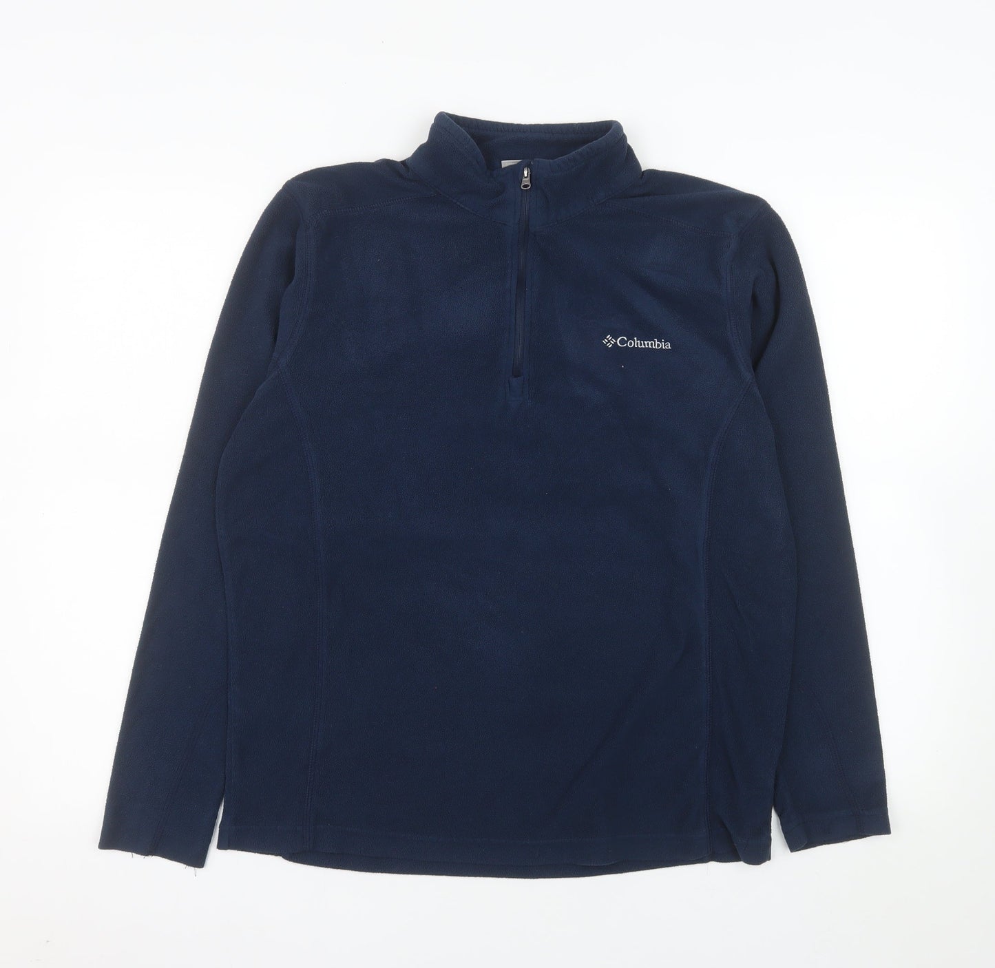 Columbia Men's Blue Fleece 1/4 Zip Pullover Jacket Size M