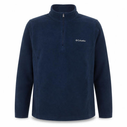 Columbia Men's Blue Fleece 1/4 Zip Pullover Jacket Size M