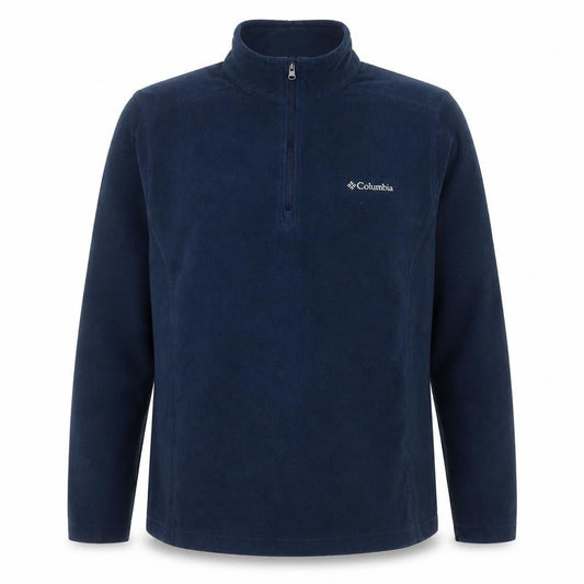 Columbia Men's Blue Fleece 1/4 Zip Pullover Jacket Size M