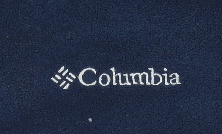 Columbia Men's Blue Fleece 1/4 Zip Pullover Jacket Size M