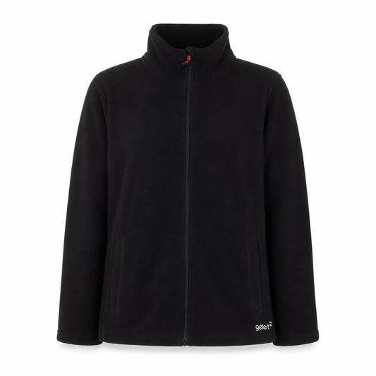 Gelert Women Black Full Zip Fleece Jacket UK 12 Outdoor Warm Layer