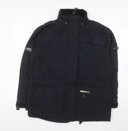 Chinook Men Black 40 Regular Hooded Parka Jacket Outdoor Winter Coat