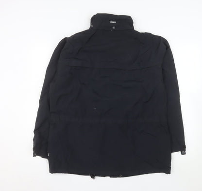 Chinook Men Black 40 Regular Hooded Parka Jacket Outdoor Winter Coat