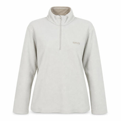 Regatta Women's Beige 1/2 Zip Fleece Sweatshirt UK 10 Polyester Outdoor
