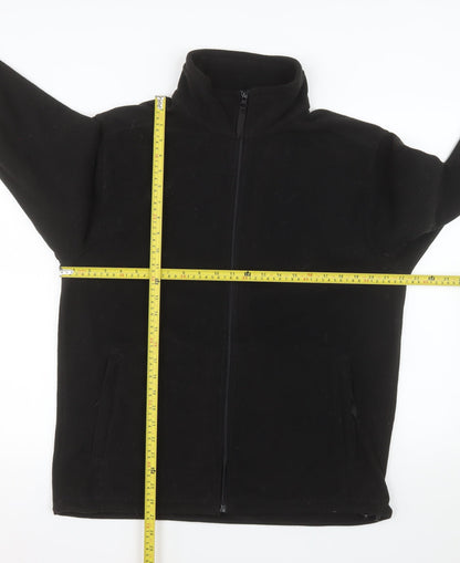 Regatta Professional Mens Black Fleece Full Zip Sweatshirt L