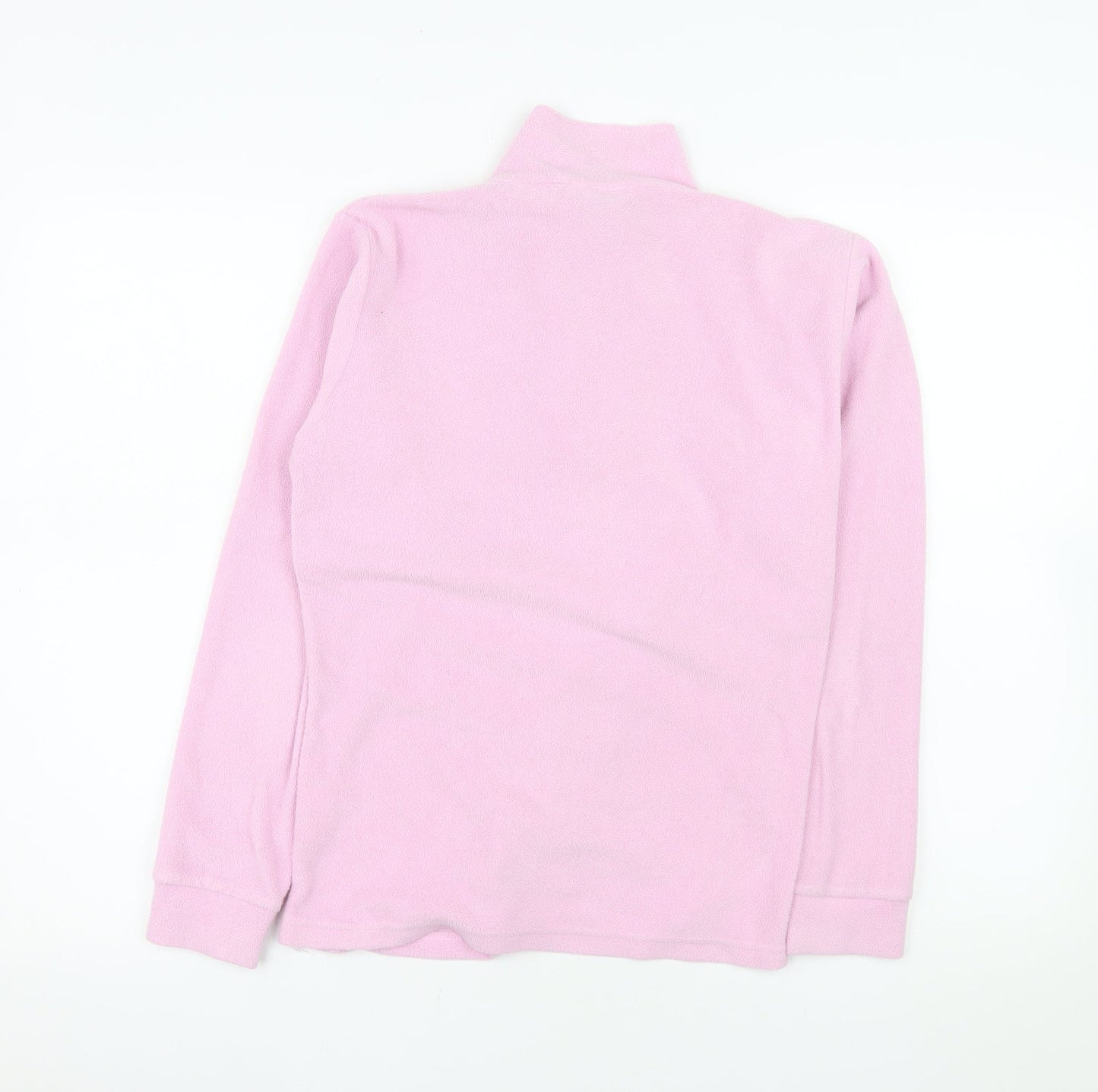 Trespass Womens Pink Fleece 1/4 Zip Pullover Sweatshirt Size M