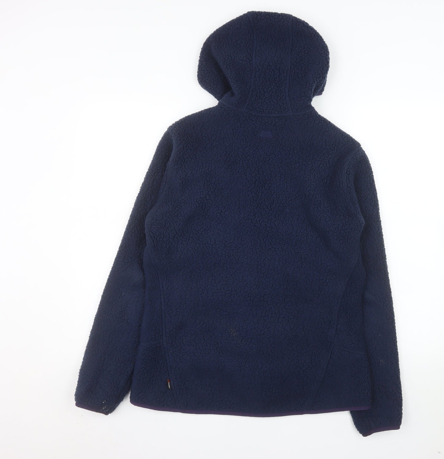 Mountain Equipment Women Blue Fleece Hooded Jacket Size 14