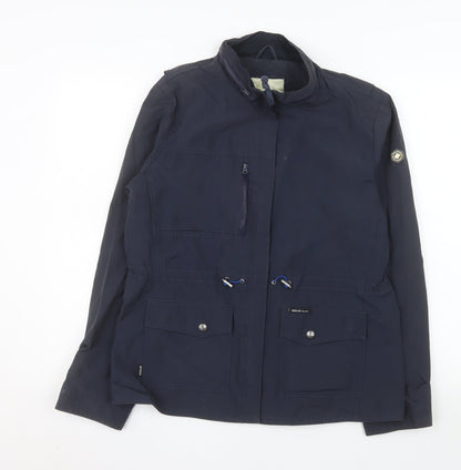 Khujo Men's Blue XL Cotton Nylon Outdoor Anorak Jacket
