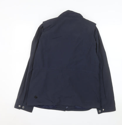Khujo Men's Blue XL Cotton Nylon Outdoor Anorak Jacket