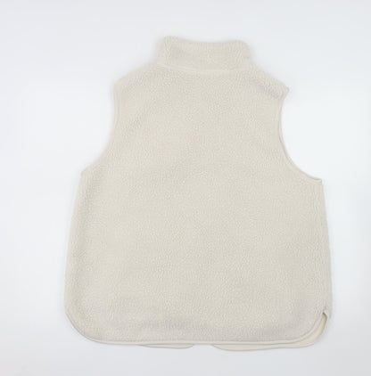 Marks and Spencer Women’s Light Natural Fleece Waistcoat Size 16