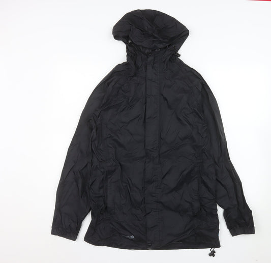 Regatta Mens Black XS Waterproof Hooded Rain Jacket