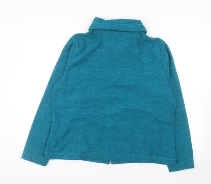 Regatta Womens Blue Full Zip Fleece Jacket Size 16 Outdoor