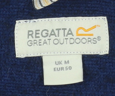 Regatta Men Blue 1/4 Zip Pullover Sweatshirt Fleece M
