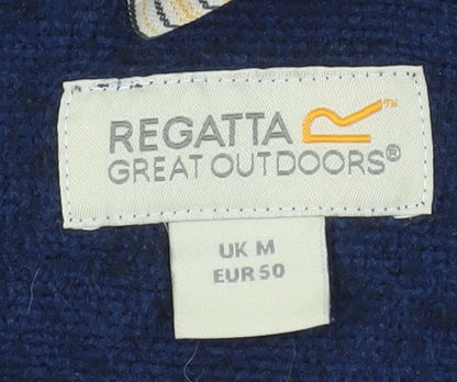 Regatta Men Blue 1/4 Zip Pullover Sweatshirt Fleece M