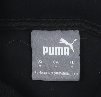 Puma Men's Black Fleece Pullover Hoodie Size M