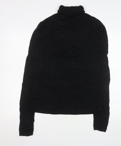 Coast Women's Black Roll Neck Long Sleeve Jumper Size 12