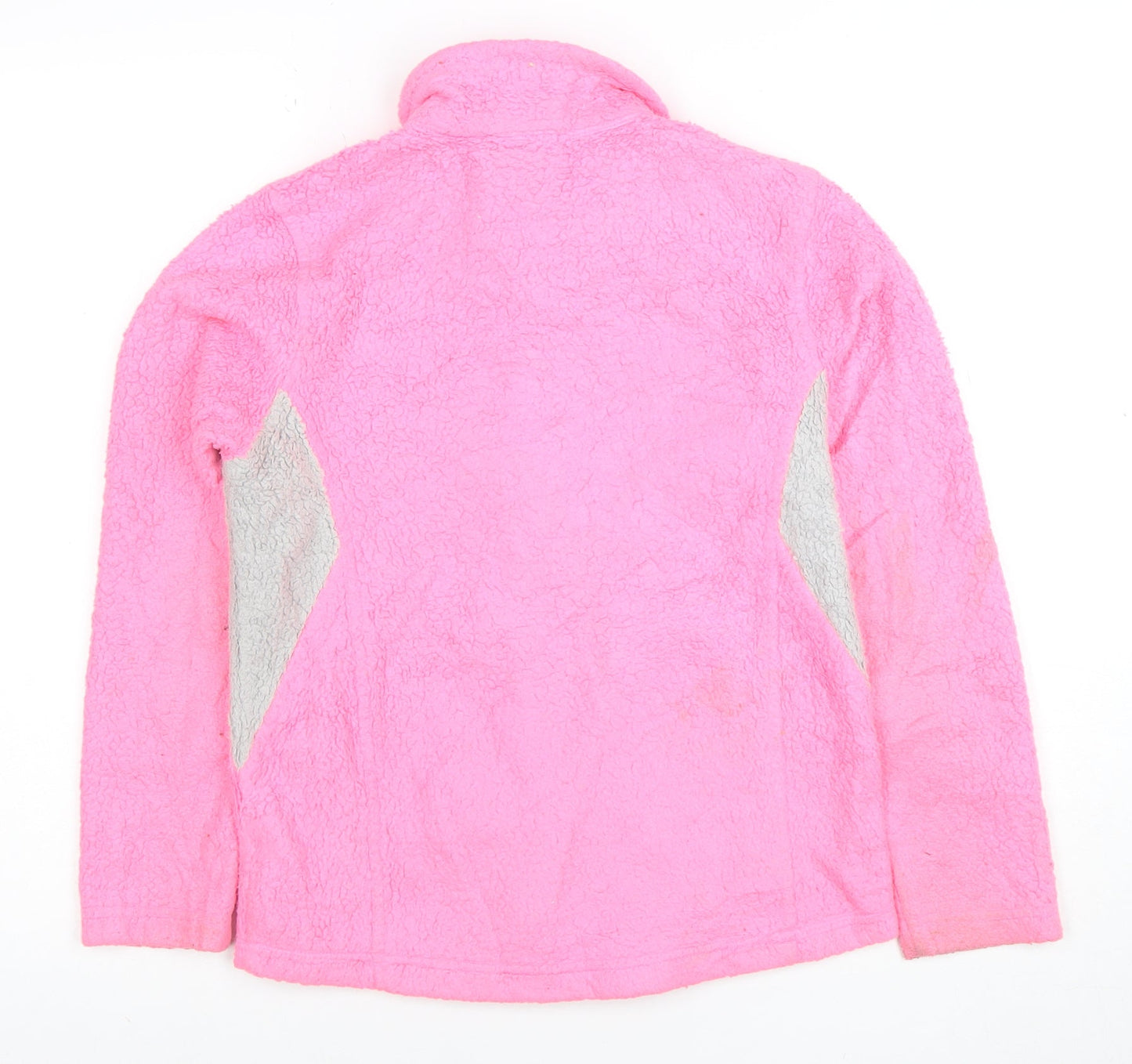 The North Face Teens Pink Full Zip Fleece Jacket M