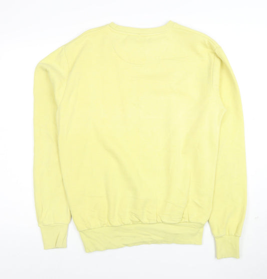 Ellesse Womens Yellow Crew Neck Pullover Sweatshirt M