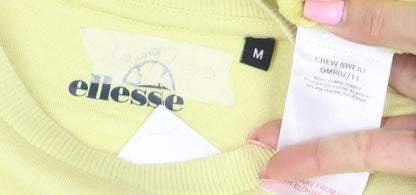 Ellesse Womens Yellow Crew Neck Pullover Sweatshirt M