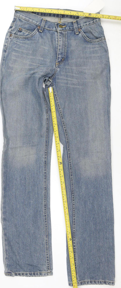 Lee Men's Blue Straight Leg Atlanta Denim Jeans Size 29x32