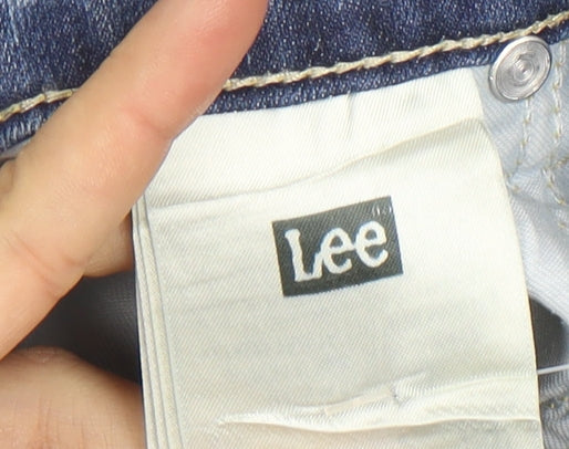 Lee Men's Blue Straight Fit Powell Jeans W31 L34