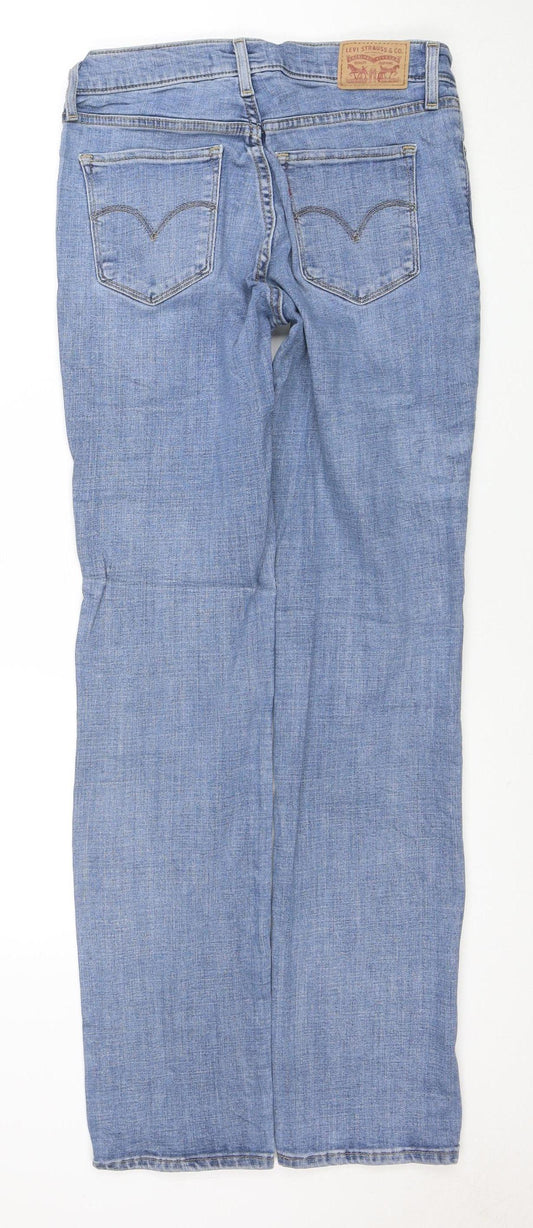 Levi's Women's Blue 314 Shaping Straight Jeans Size 27