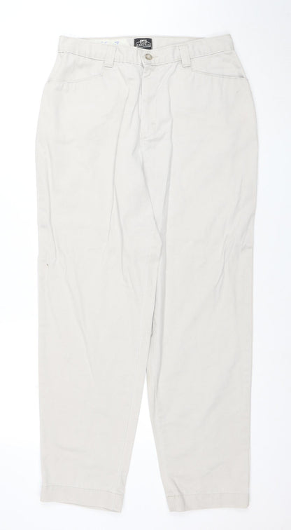 Lee Mens Beige Chino Casual Cotton Trousers Size 12 Slim