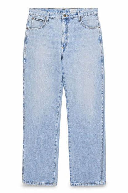 Wrangler Mens Blue 38x31 Straight Leg Vintage Denim Jeans