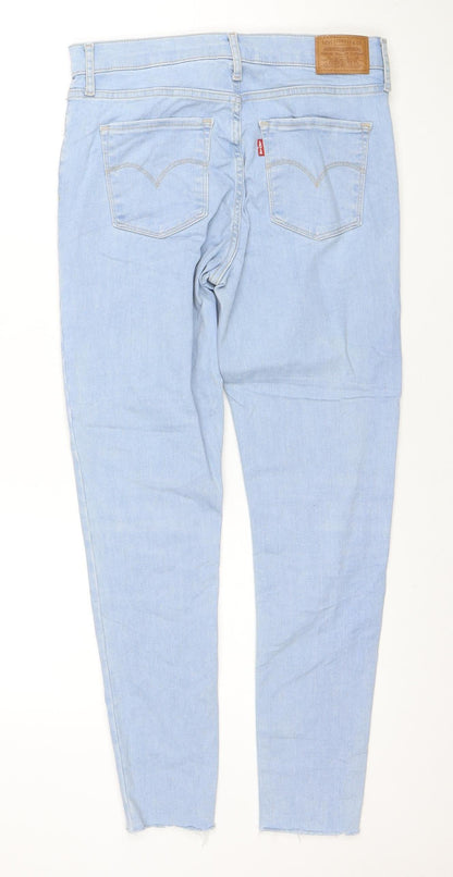 Levi's Womens Blue 720 High Rise Super Skinny Jeans Size 28
