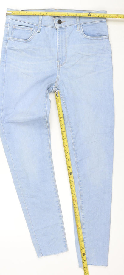 Levi's Womens Blue 720 High Rise Super Skinny Jeans Size 28