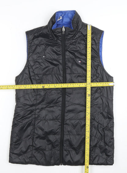Tommy Hilfiger Men’s Black XS Puffer Waistcoat Gilet Nylon