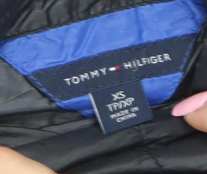 Tommy Hilfiger Men’s Black XS Puffer Waistcoat Gilet Nylon