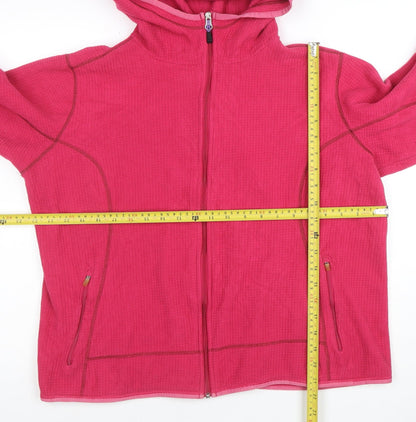 Nike ACG Women’s Pink XL Hooded Full Zip Thermal Fleece Jacket