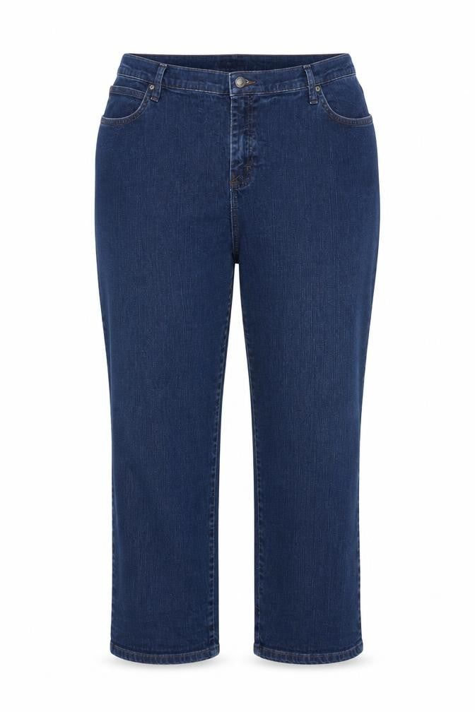 Lee Women's Blue Relaxed Fit Straight Jeans 24W Petite