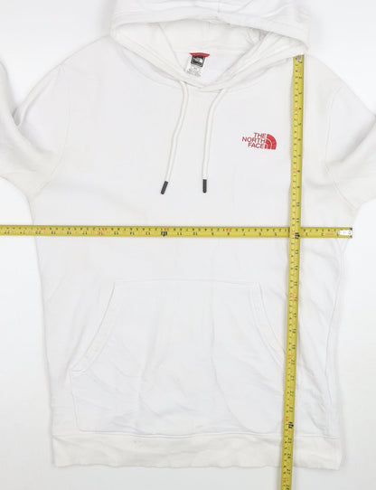 The North Face Men's White Pullover Hoodie M Graphic Outdoor