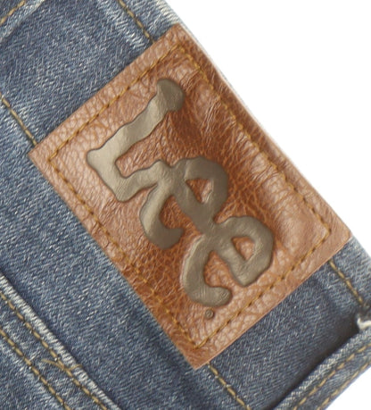 Lee Men's Blue 40x30 Straight Fit Stretch Denim Jeans