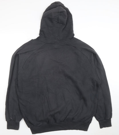 Umbro Mens Black XL Pullover Hoodie Fleece Sportswear