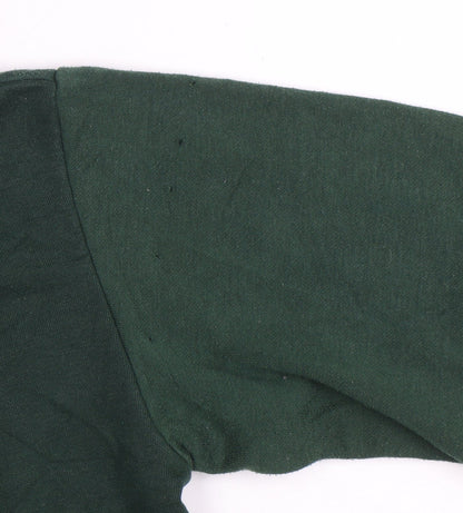 Disney Women’s Green Pullover Hoodie 2XS Relaxed Fit Cotton Blend