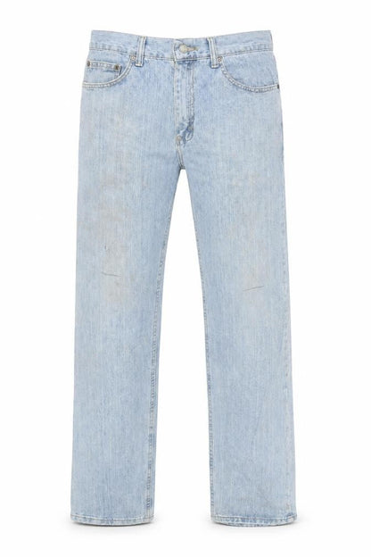 Lee Men's Blue Relaxed Fit Straight Leg Jeans Size 32x34