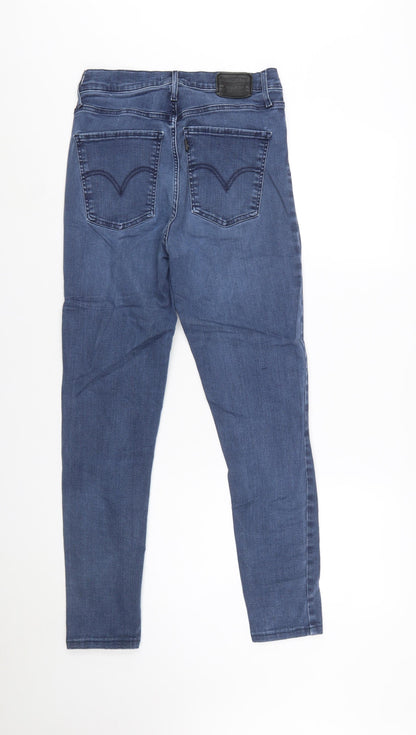 Levi's Women's Blue Mile High Super Skinny Jeans Size 30 High Rise