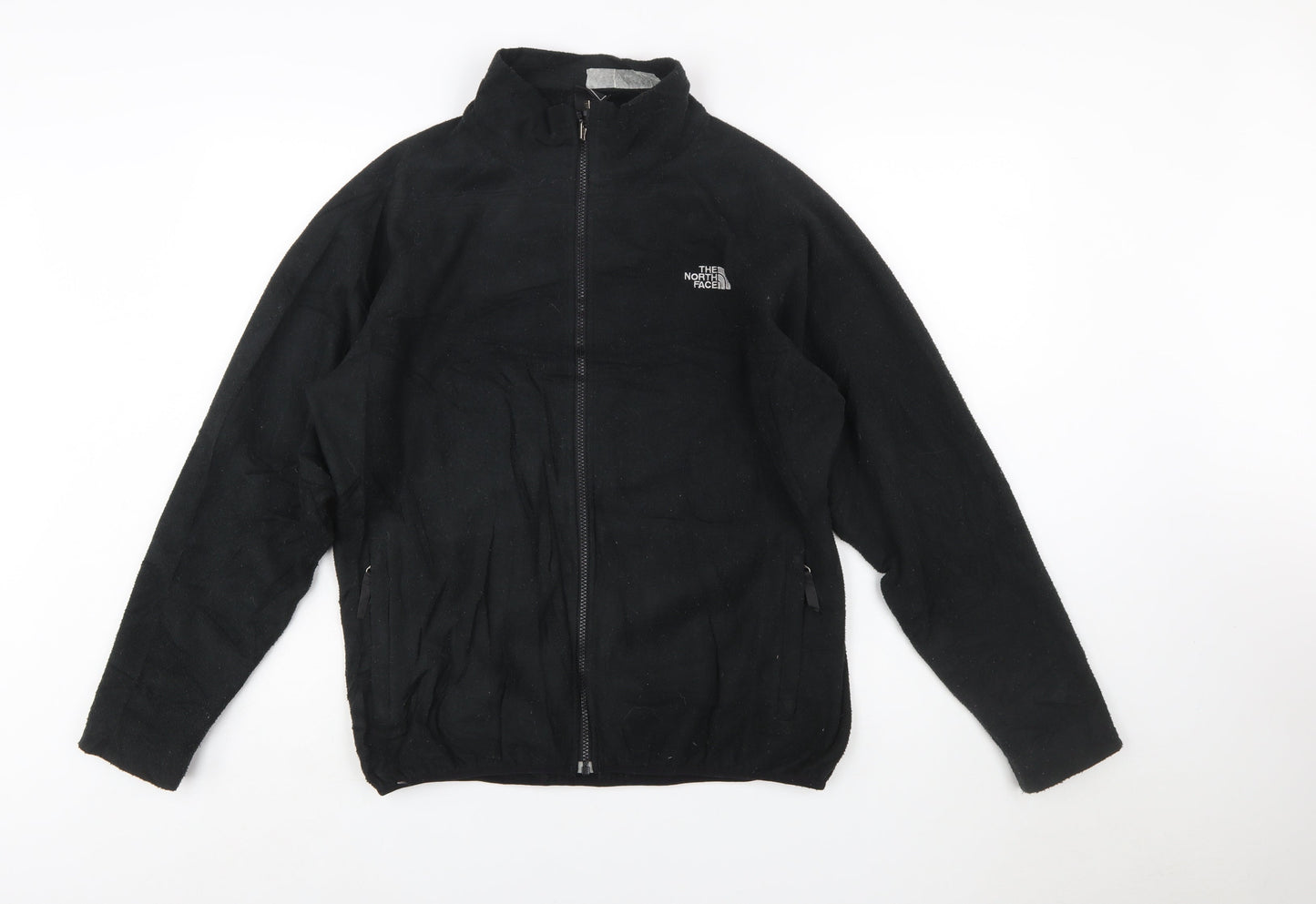 The North Face Women's Black Fleece Full Zip Jacket Size L